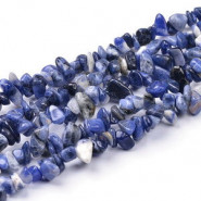 Chips stone Perlen ± 5x8mm Sodalite - Light indigo blue